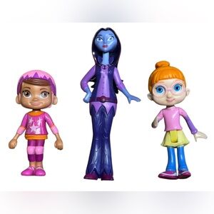 Disney Junior Vampirina Oxana, Bridget , and Poppy Figures Lot of 3